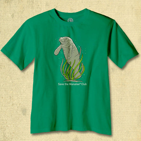 Save the Manatee - Youth - Kelly Green