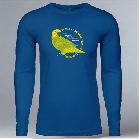 Exotic Avian Sanctuary of Tennessee - Adult Long Sleeve - Cool Blue