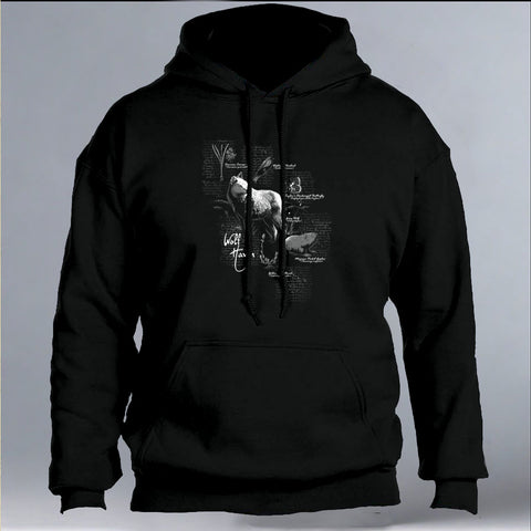 Wolf Haven - Gildan Adult Heavy Blend™ 8 oz., 50/50 Hooded Sweatshirt - Black