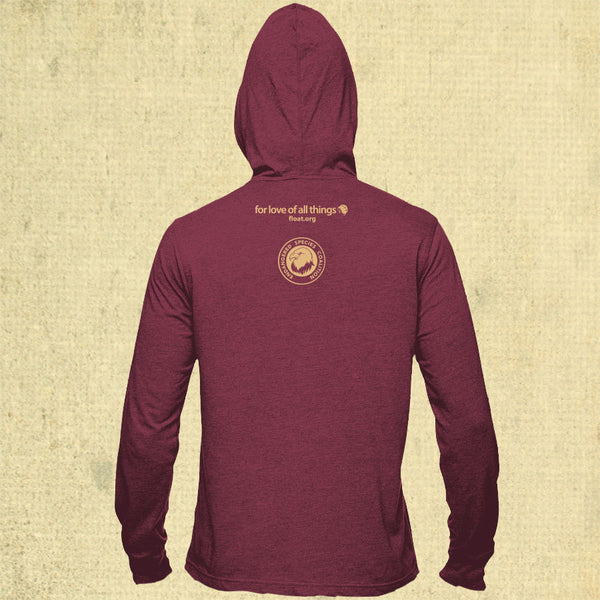 Endangered Species Coalition - EcoBlend Hooded Tee - Berry