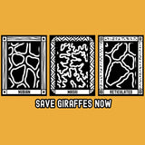 Save Giraffes Now - Adult - Gold