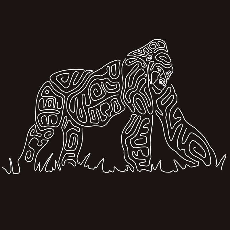 Gorilla Doctors - Adult - Black