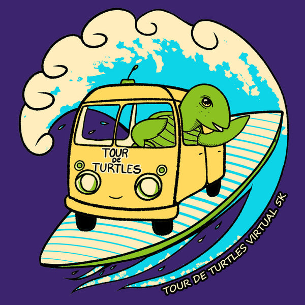 Tour de Turtles - Adult - Purple Rush
