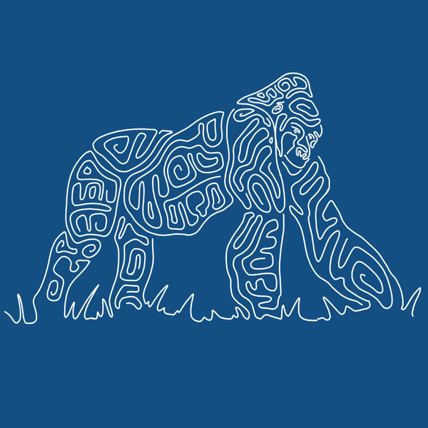 Gorilla Doctors - Adult Long Sleeve - Cool Blue