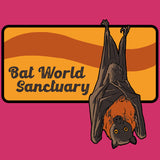 Bat World Sanctuary - Ladies V-Neck - Raspberry