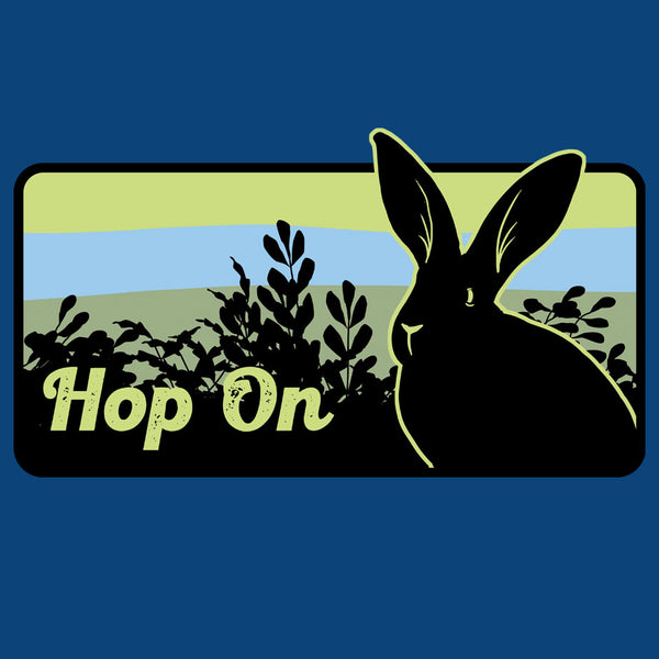 Rabbitats - Adult Long Sleeve - Cool Blue