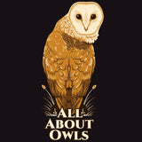 All About Owls - Adult - Black