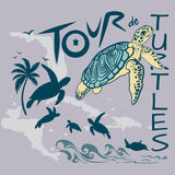 Tour de Turtles - Adult Long Sleeve - Heather Gray