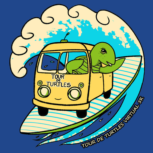 Tour de Turtles - Adult - Cool Blue