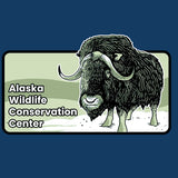 Alaska Wildlife Conservation Center - Adult Long Sleeve - Cool Blue