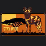 Painted Dog Conservation Inc. - Ladies V-Neck - Black