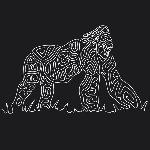 Gorilla Doctors - Adult Long Sleeve - Black