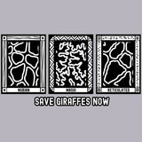 Save Giraffes Now - Adult Long Sleeve - Heather Gray