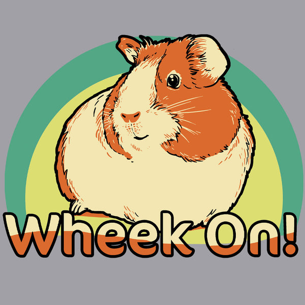 Wheek On! - Ladies V-Neck - Heather Gray