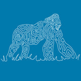 Gorilla Doctors - Ladies V-Neck - Turquoise