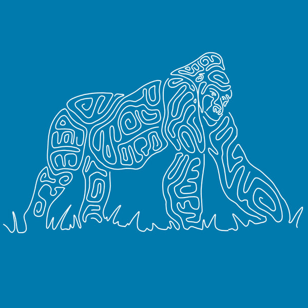 Gorilla Doctors - Ladies V-Neck - Turquoise