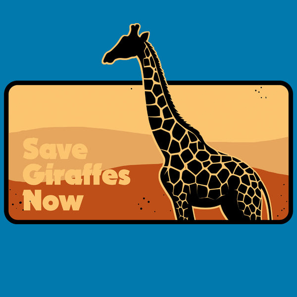 Save Giraffes Now - Youth - Turquoise
