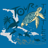 Tour de Turtles - Ladies V-Neck - Turquoise