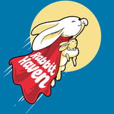 Rabbit Haven - Ladies V-Neck - Turquoise