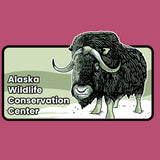 Alaska Wildlife Conservation Center - Ladies V-Neck - Raspberry