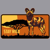 Painted Dog Conservation Inc. - Ladies V-Neck - Heather Gray