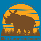 Rhino Conservation Partners - Ladies V-Neck - Turquoise