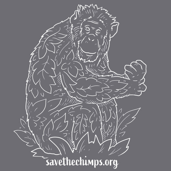 Save the Chimps - Ladies Triblend Dolman - Premium Heather