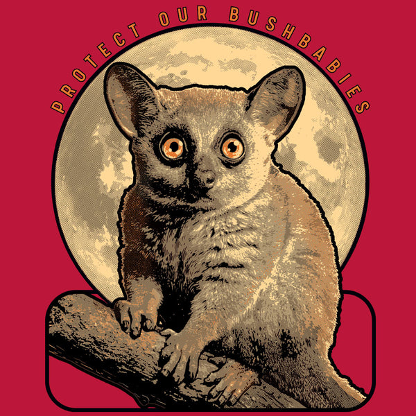 Protect Our Bushbabies - Ladies V-Neck - Red