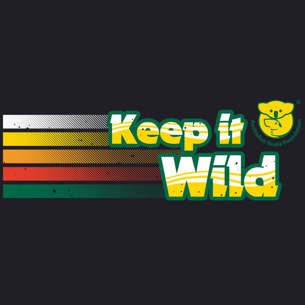 Keep it Wild - Ladies Triblend Dolman - Vintage Black