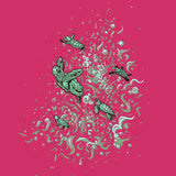 TIRN - Ladies V-Neck - Raspberry