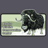 Alaska Wildlife Conservation Center - Ladies Triblend Dolman - Premium Heather