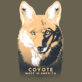 Project Coyote - Adult Long Sleeve - Military Green