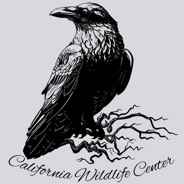 California Wildlife Center - Ladies Triblend Dolman - Heather White