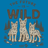 Project Coyote - Ladies V-Neck - Turquoise