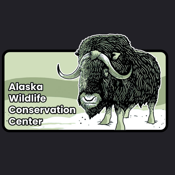 Alaska Wildlife Conservation Center - Ladies Racerback Tank - Black