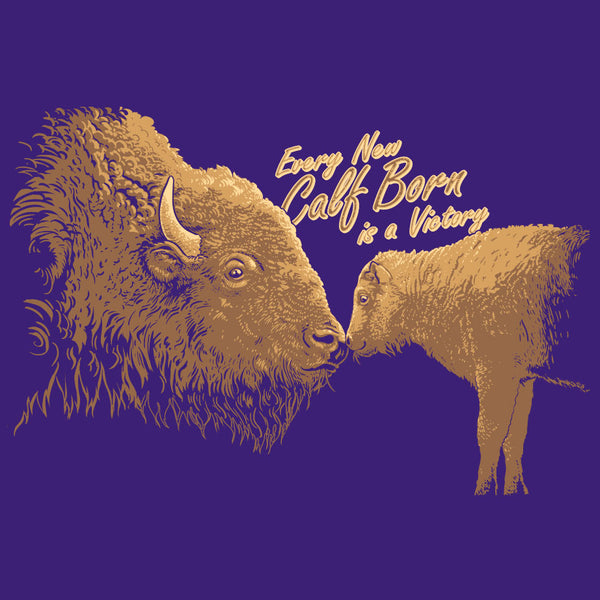 Buffalo Field Campaign - Ladies Racerback Tank - Purple Rush