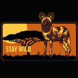 Painted Dog Conservation Inc. - Ladies Racerback Tank - Black