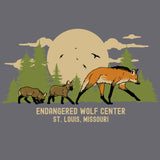 Endangered Wolf Center - Ladies Triblend Dolman - Premium Heather