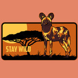 Painted Dog Conservation Inc. - Ladies Racerback Tank - Light Orange