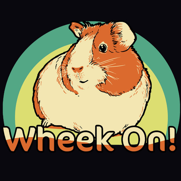 Wheek On! - Ladies Racerback Tank - Black