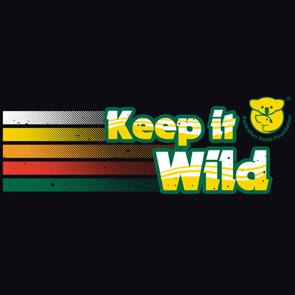 Keep it Wild - Ladies Racerback Tank - Black