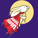 Rabbit Haven - Ladies Racerback Tank - Purple Rush