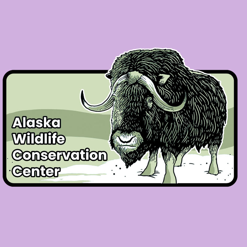 Alaska Wildlife Conservation Center - Ladies Racerback Tank - Lilac