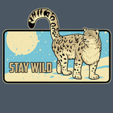 Snow Leopard Trust - Allmade® Women's ECO-FRIENDLY Tri-Blend Muscle tank - Rebel Blue