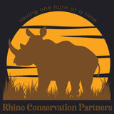 Rhino Conservation Partners - Ladies Triblend Dolman - Vintage Black