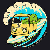 Tour de Turtles - Adult Long Sleeve - Black