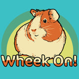 Wheek On! - Ladies Racerback Tank - Tahiti Blue