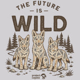 Project Coyote - Ladies Triblend Dolman - Heather White