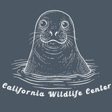 California Wildlife Center - Allmade® Women's ECO-FRIENDLY Tri-Blend Muscle tank - Rebel Blue