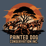 Painted Dog Conservation Inc. - Allmade® Women's ECO-FRIENDLY Tri-Blend Muscle tank - Rebel Blue